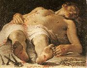 Annibale Carracci The Dead Christ oil painting
